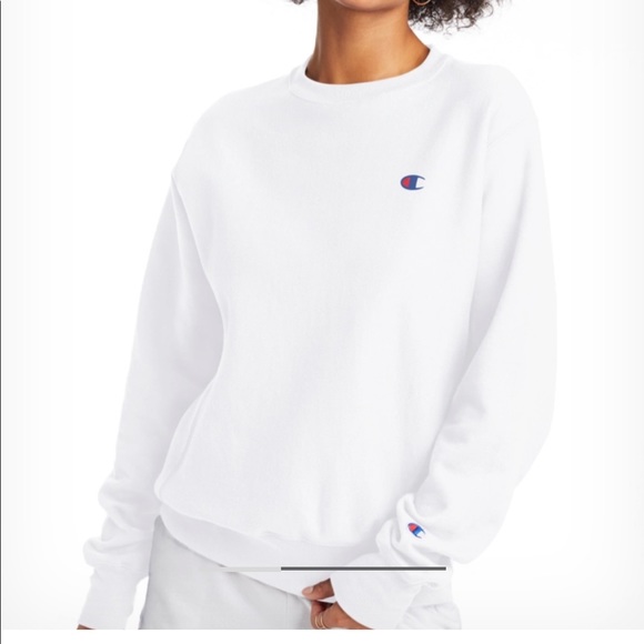 Champion reverse weave boyfriend crewneck! Size small and barely worn - Picture 1 of 5